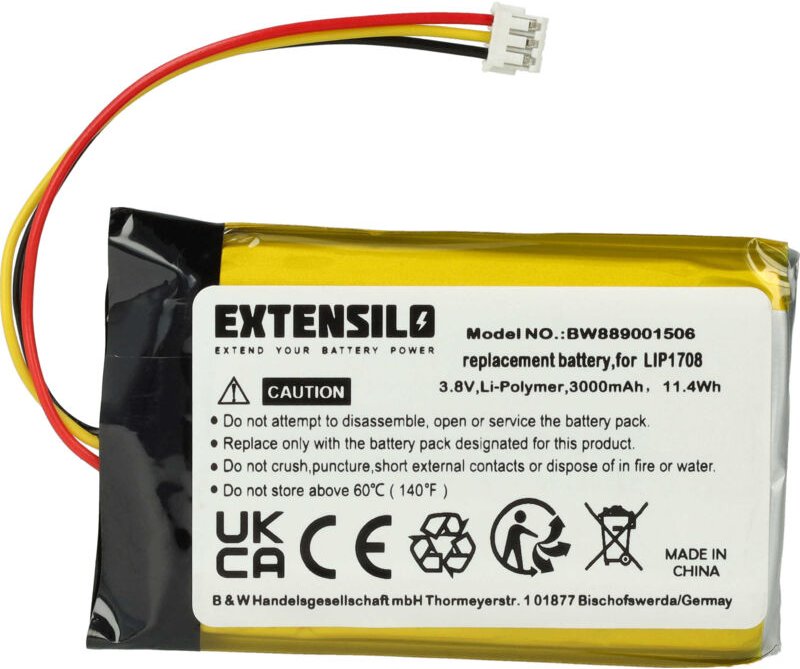Vhbw - Akku Ersatz für Sony LIP1708 für Spielekonsole (3600 mAh, 3,8 v, Li-Polymer)
