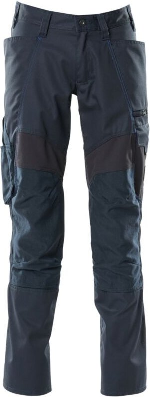 Thumbnail - Accelerate Hose mit CORDURA-Knietaschen 18579-442 Gr. 82C70 schwarzblau - Mascot