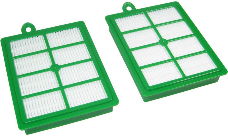 2x Trade-shop HEPA-Filter Allergie/Polle/Hygiene Staub-Filter Mikro-Filter Ersatz für Philips hr 8891/17 hr 8893 hr 8893...