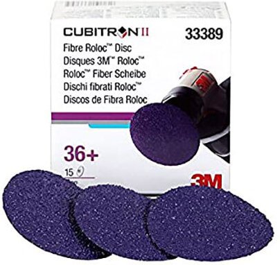 33389 3M CUBITRON Abrasivscheiben II Roloc GRIT 36+
