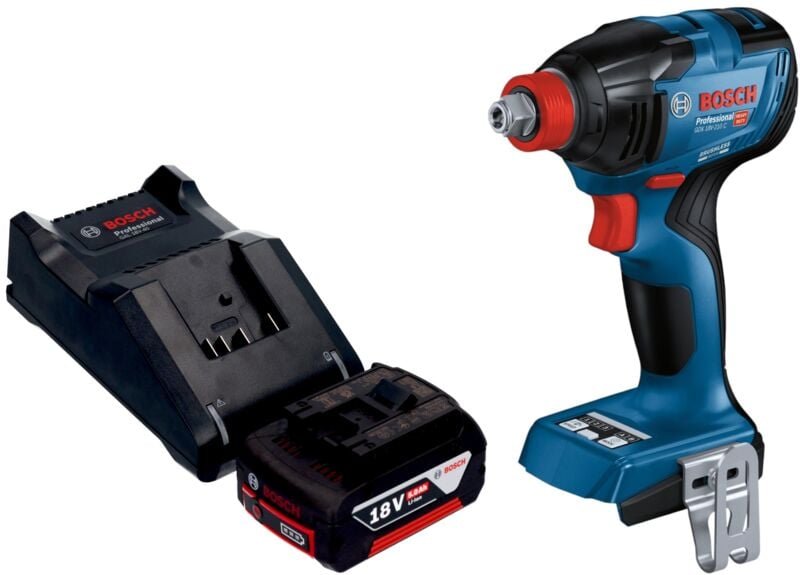 Bosch gdx 18V-210 c Professional Akku Drehschlagschrauber 18 v 210 Nm Brushless + 1x Akku 5,0 Ah + Ladegerät