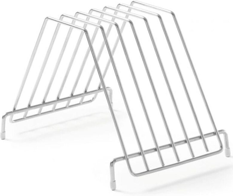 Schneidebrettständer aus Edelstahl - 6 Bretter - Hendi 826201