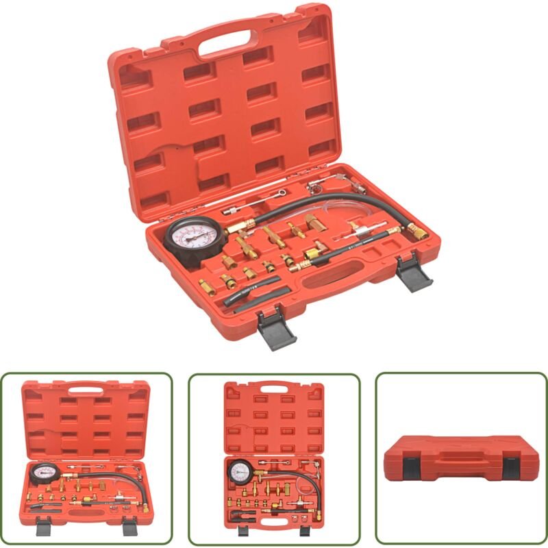 The Living Store - Kraftstoff-Einspritzdruck-Prüfer-Set - Kraftstoffprüfung - Druckmessgerät - Einspritzdruck - Autowerk...
