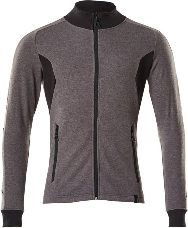 Mascot MASCOT® ACCELERATE Herren Sweatshirt mit Reißverschluss 18484-962-1809 Gr. XL dunkelanthrazit/schwarz