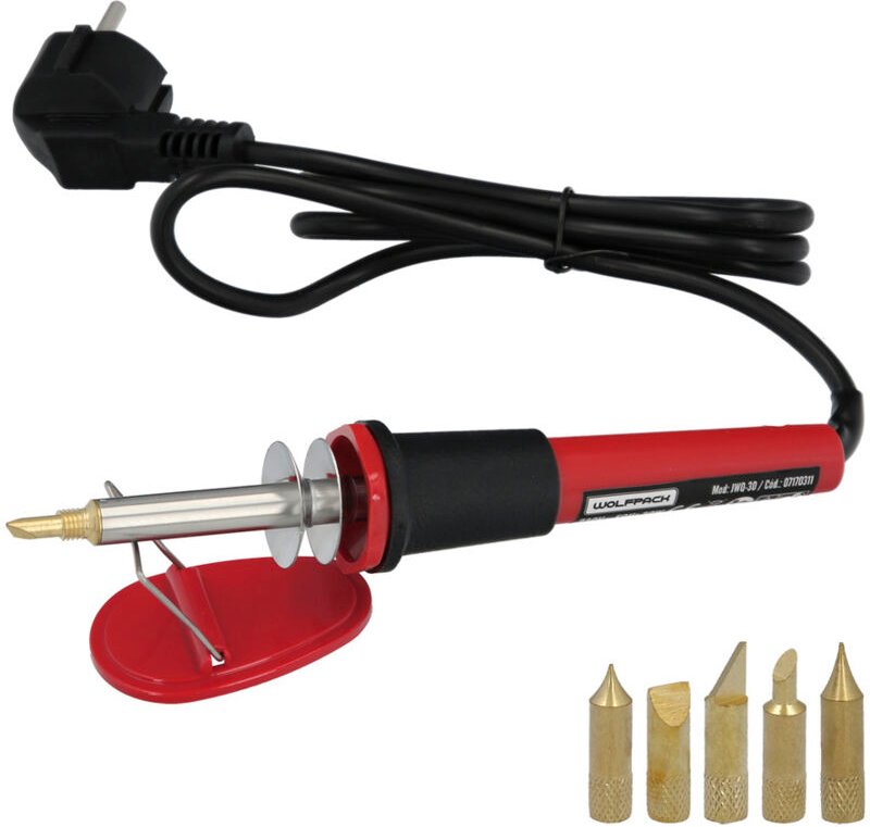 Soldador / Grabador 30 Watt. Con 6 puntas