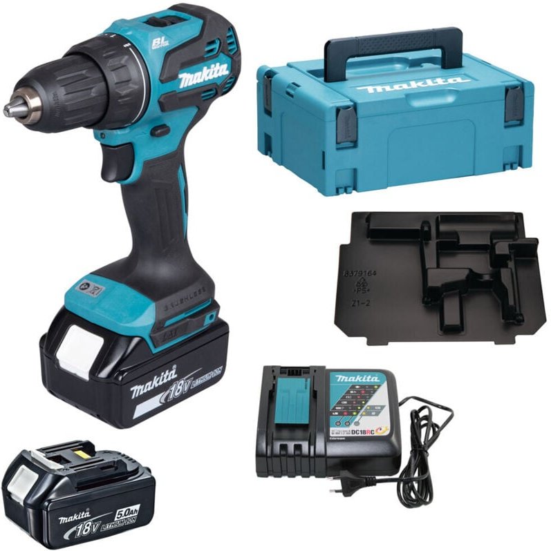Makita DDF490RTJ Akku-Bohrschrauber