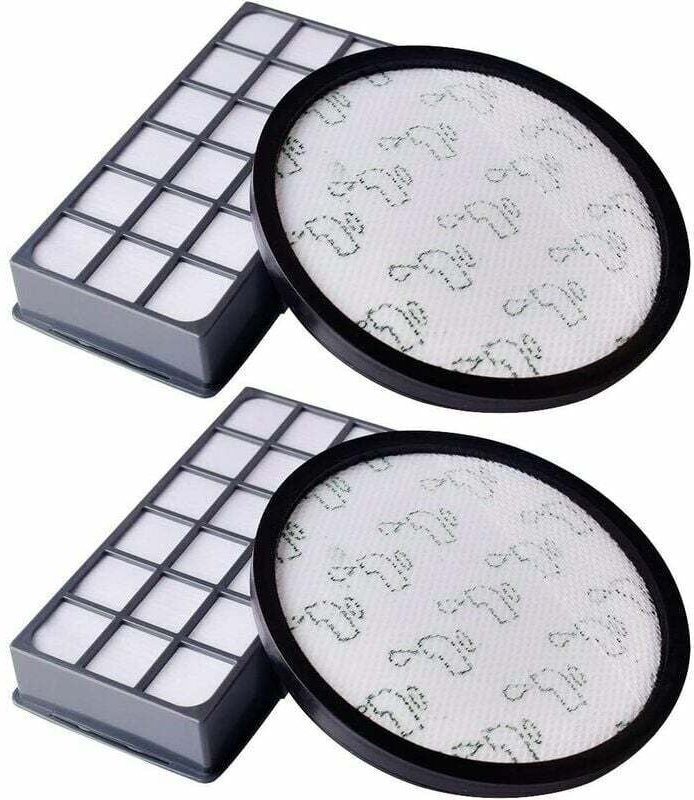 Ersatzfilter Rowenta X-Trem Power Cyclonic ZR006001, 2 Vormotorfilter + 2 Hepa-Filter, Zubehör für Staubsauger