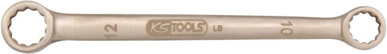 KS-Tools 963.7497 BRONZEplus Doppel-Ringschlüssel gerade 20x22 mm