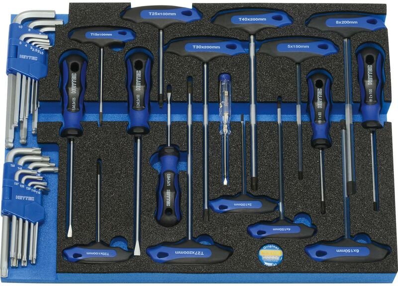 M 50829-55 Kombinierter Steckschlüssel-Satz, 35-tlg. - Heytec