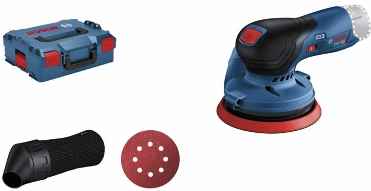 Bosch Akku Exzenterschleifer gex 12V-125 Solo ohne Akku/Ladegerät in l-boxx