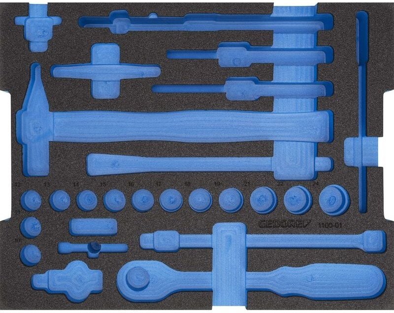 Thumbnail - Schaumstoffmodul 2/2 l-boxx 136 leer, Nr. EI-1100-01 - Gedore