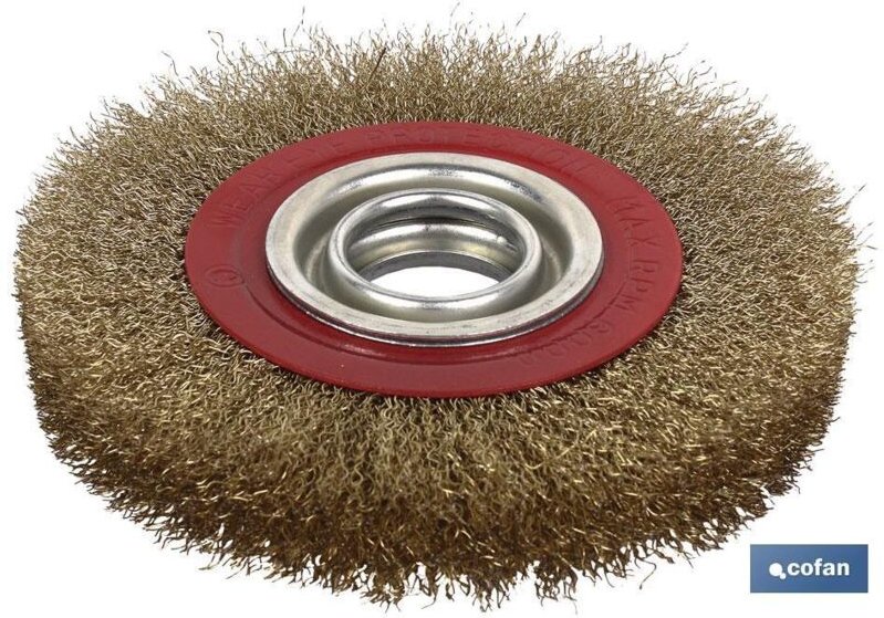 Speichenrad E.20mm gewellt Ø125 A.Messing 0,3mm