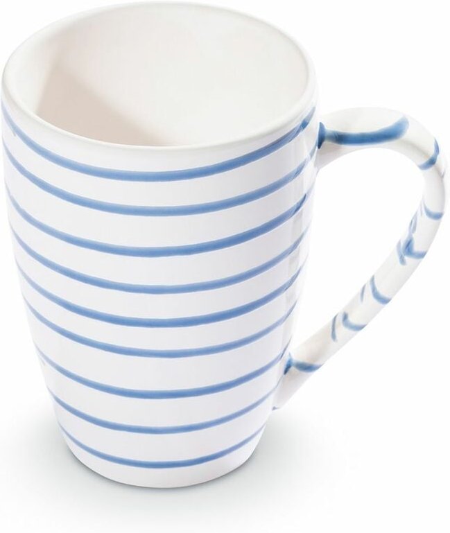 Gmundner Keramik - Blaugeflammt Frühstücksbecher Supermax 0,5 Liter