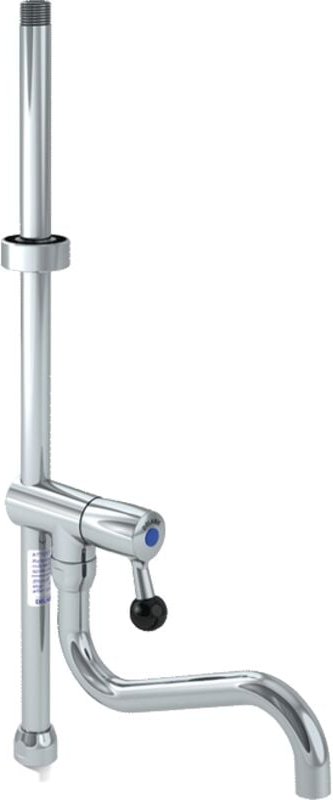 Delabie Geschirrspülbrause m. Steigrohr kurz G 3/4 mit Schwenkauslauf