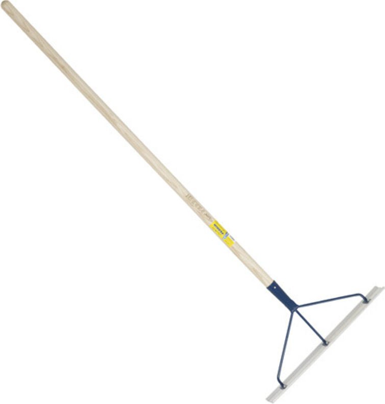 60 cm Aluminium-Asphaltschaber mit verstärkter Aufnahme und 1,30 m Aufnahme Outils Perrin