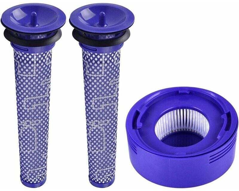 Thumbnail - 3er-Pack Ersatzfilter vor und nach dem Motor für kabellose Staubsauger Dyson V8 und V7 – Familienpackung