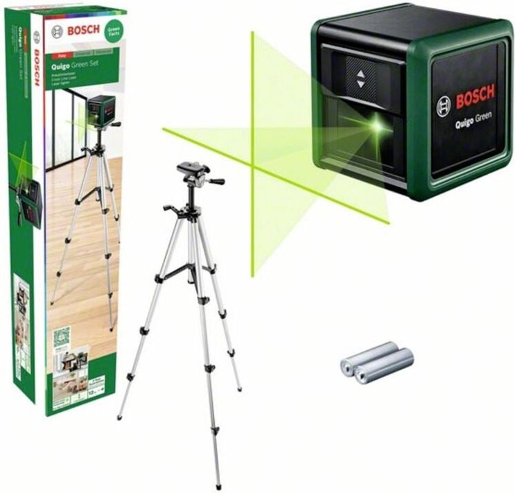 Bosch - diy Quigo Green Set Kreuzlinien-Laser (0603663C04)