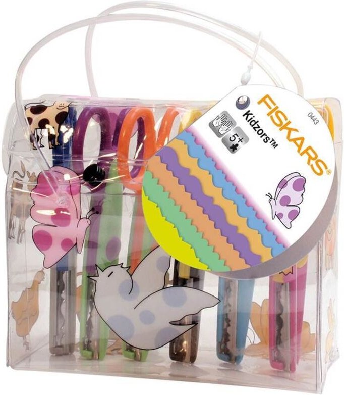 Kidzors Zackenschere, 6er-Set Fiskars