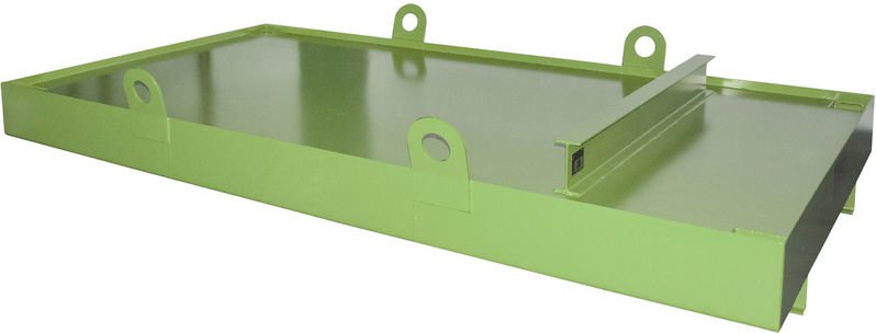 Bauer Containerwanne CW 3, 1276l, Resedagrün