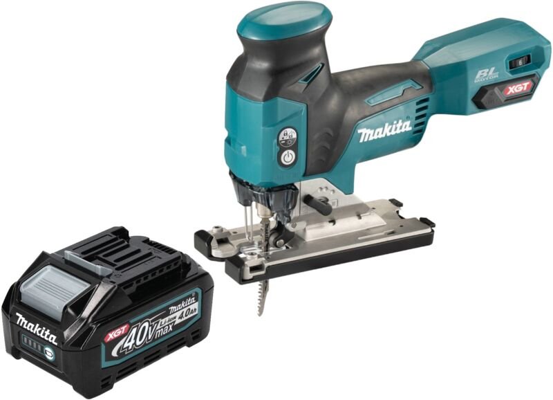 Makita JV 001 GM1 Akku Stichsäge 40 V max. 135 mm Brushless + 1x Akku 4,0 Ah - ohne Ladegerät