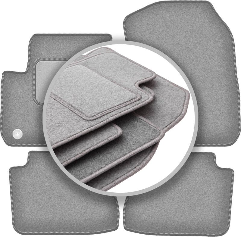 Fußmatten aschgrau für: Skoda e-Citigo Schrägheck (2019-)