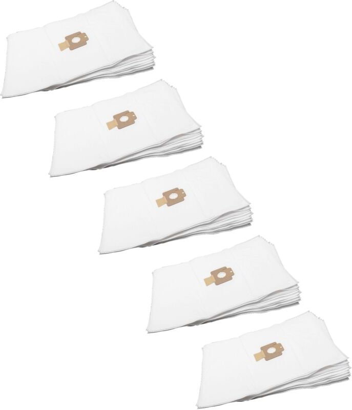 50x Staubsaugerbeutel kompatibel mit Nilfisk Supreme 150, 100, lcd Staubsauger - Mikrovlies, 79cm x 50,5cm Weiß - Vhbw