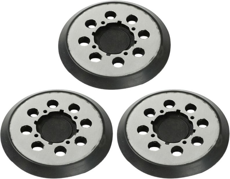 Trade-Shop 8-Loch + 4-Loch Klett Klett Schleifteller Stützteller Ø125mm für Dewalt dcw 210 n, dcw 210 P1, dwe 6420, Craf...