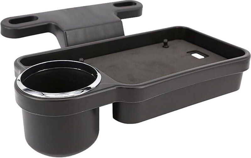Lntyq - Organiseur de siège arrière de voiture avec plateau de table pliable, universel, portable, pliable, support de b...