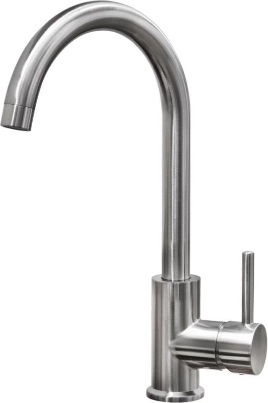 Kiwo Spültischarmatur im Edelstahl-Look - Essebagno