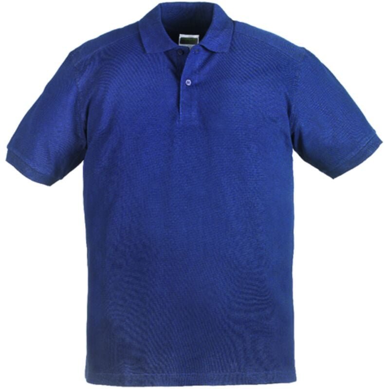 Satz von 5 - Kurzarm-Arbeitspolo mit Regen SAFARI - Marineblau 2XL - 56/58