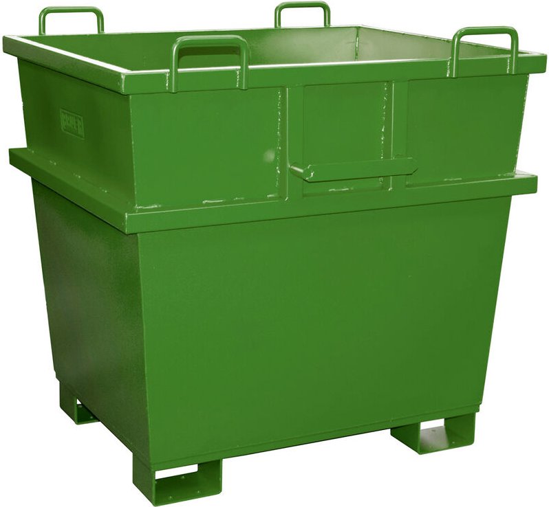 Bauer Universalcontainer UC 500, lackiert, Resedagrün