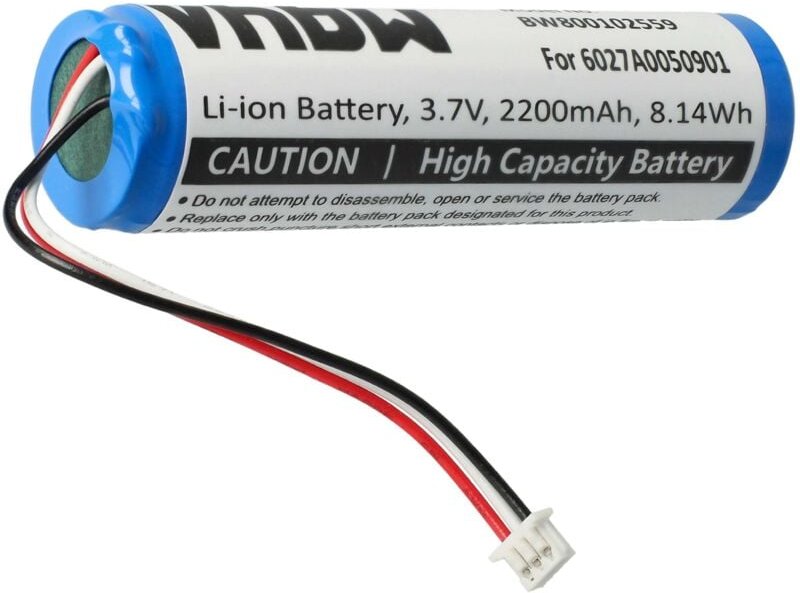 Vhbw - Akku kompatibel mit TomTom Rider, 4GC01, 4K00.001, 4K00.13 gps Navigation Navi (2200mAh, 3,7V, Li-Ion)