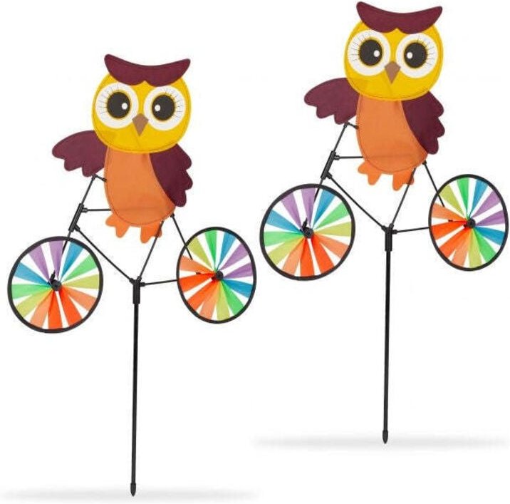 Eule aus windmuhle - 2er set
