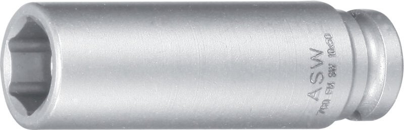 ASW - Kr.-Steckschlüssel-Einsatz 1/4' magnet. Schlüsselweit. 10mm Länge 50mm lang