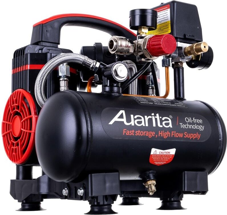 Auarita 900w 3l Ölfreier Kompressor Zwei-Zylinder-Leise Kompressor