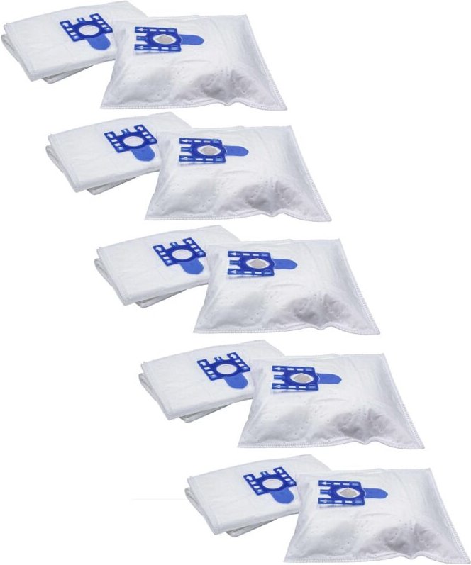 50x Staubsaugerbeutel kompatibel mit Miele Exquisit se, Excel Human Staubsauger - Mikrovlies, Typ g/h/n, 30cm x 22cm, Bl...