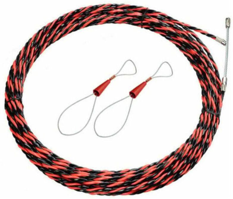 Thumbnail - Tigrezy - Elektrikernadel, 50 m, elektrischer Drahtzieher, 5 mm Durchmesser, Drahtziehernadel, einziehbare Installation ...
