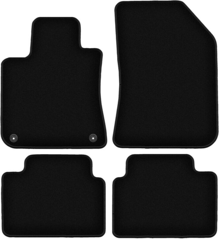 Thumbnail - BASIC schwarze Veloursmatten für: Peugeot 308 II Kombi, SW (2013-)