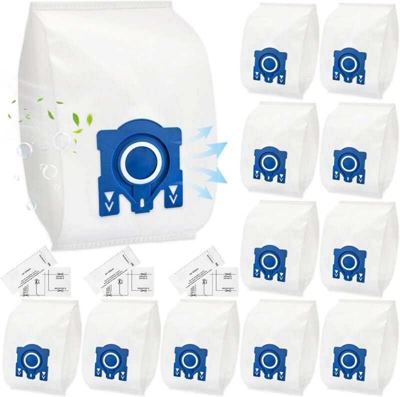 12 Staubsaugerbeutel für die Staubsauger der Serien Complete C2, Complete C3, S227, S400, S600, S812, S2000, S5000 und S...