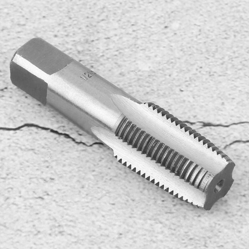 Ej.life - 1/2-Zoll Gewindegewindebohrer, hochhärte Stahl-CNC-Bearbeitung Gewindereparatur Maschinengewindeschneiden, 22 ...