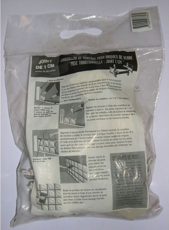 Satz mit 20 Querstücken Centrale Brico