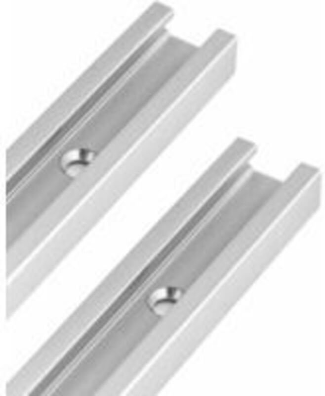 300 mm T-Track T-Slot en Aluminium, Rail à Onglet en t pour Scie à Table, Défonceuse et Outils de Travail du Bois, 19 x ...
