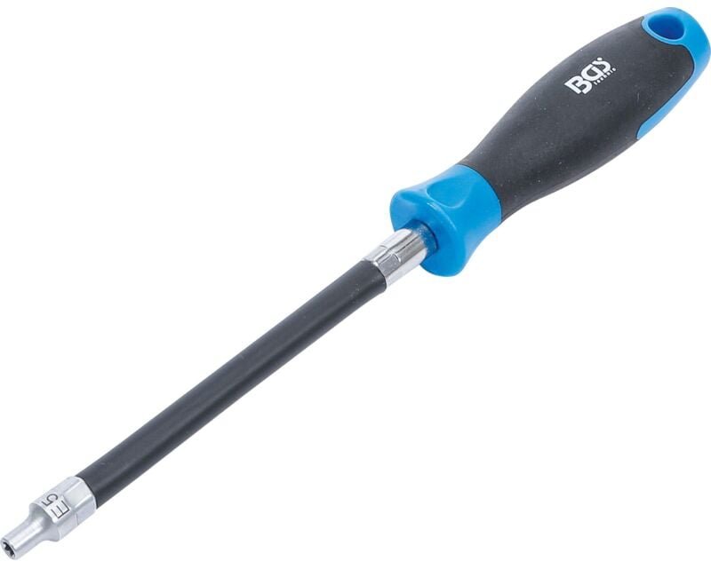Bgs Technic - Flexibler Schraubendreher mit Rundgriff E-Profil E5 Klingenlänge 150 mm