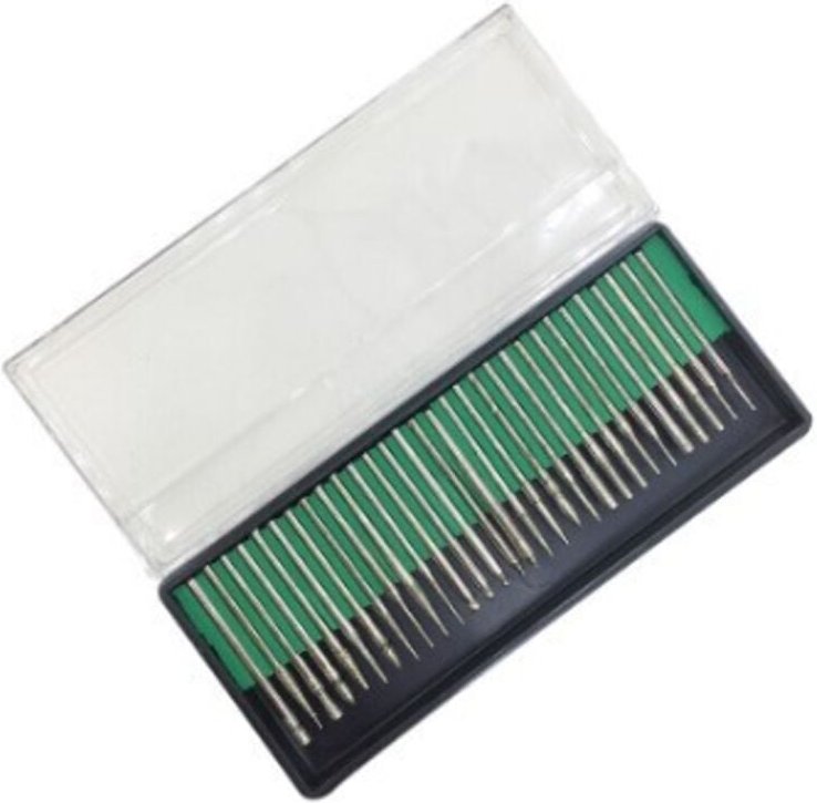 1 Set 3 mm Diamantbohrer für Seeglas, Muschel-/Edelsteinschmuck, 30 Stück 3 mm - Lntyq