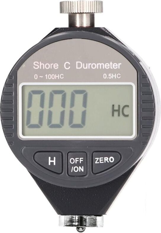 Tragbarer digitaler Härteprüfer, 0–100 Shore Typ A/C/D Durometer mit LCD-Anzeige für Gummi, Reifen, Kunststoff, Thermopl...