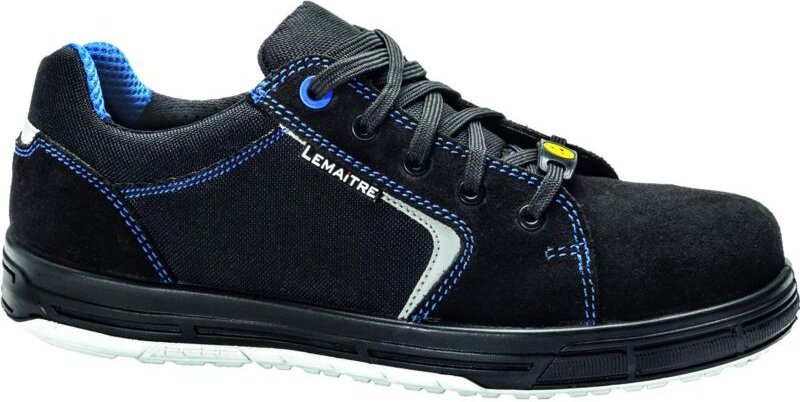 Sicherheitsschuhe niedrig ESD SPACE Blau S3 SRC Schwarz 38