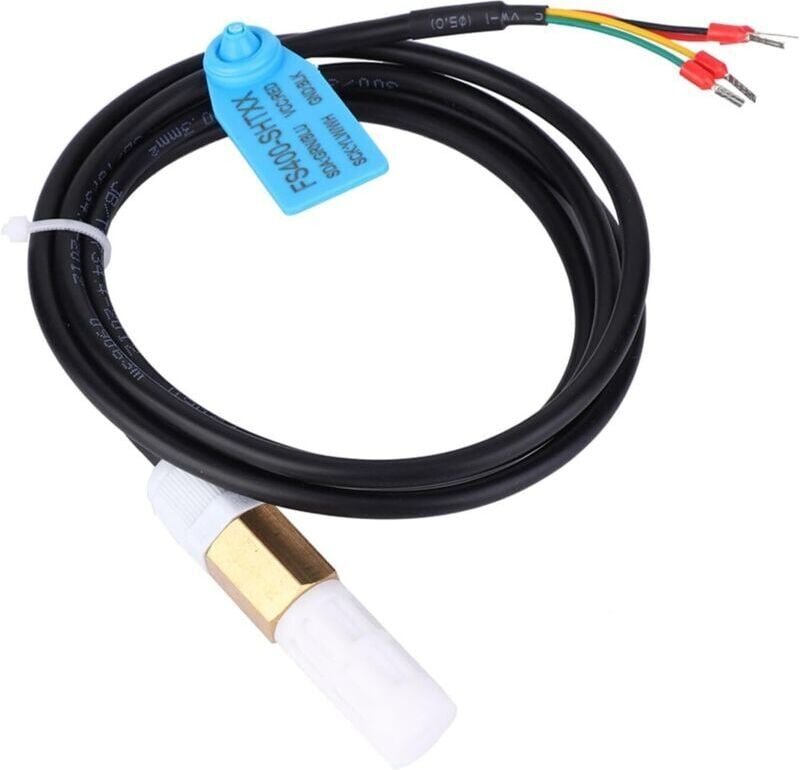 Digitaler Feuchtigkeits- und Temperatursensor, hochpräzise Bodenmessung mit Kupfer-Kunststoffgehäuse für Gartenarbeit un...