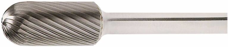 LUKAS HM-Frässtift Form C Walzenrund Kopf ø 12 mm L 25 mm Zahnung 7 für Stahl