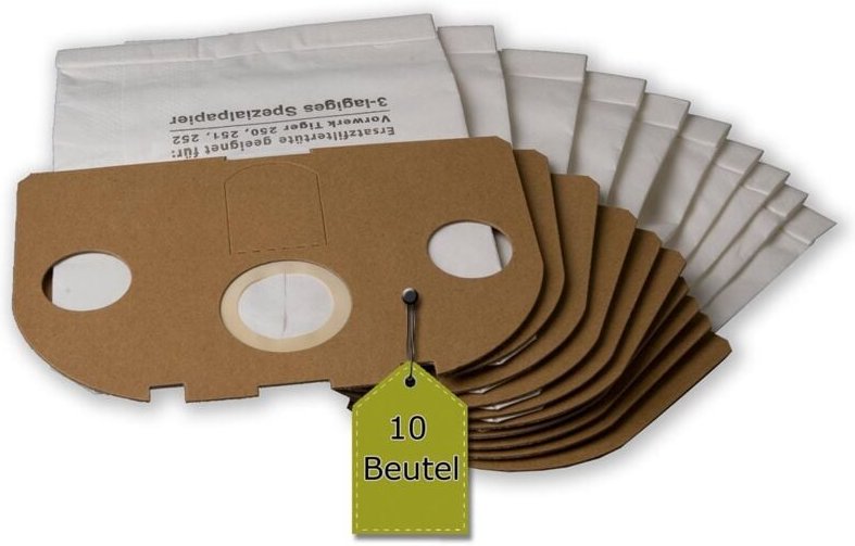 Thumbnail - 10 Staubsaugerbeutel passend für filter clean v 250 + 1 Mikro- & 1 Motor-Filter