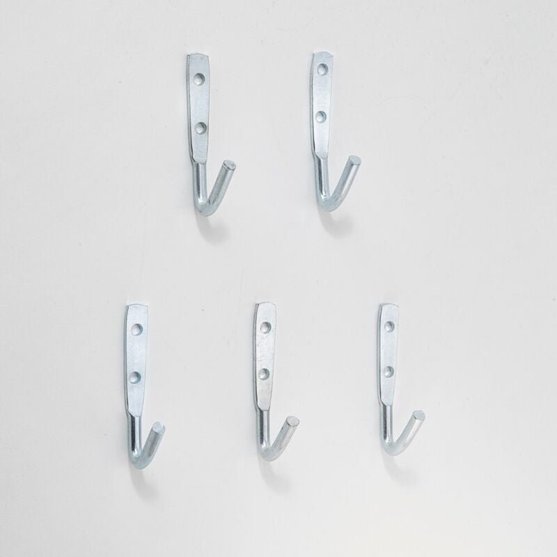 Set mit 5 mittelgroßen MOTTEZ-Haken, H.9,5 x B.4,5 x T.4,5 cm MOTTEZ